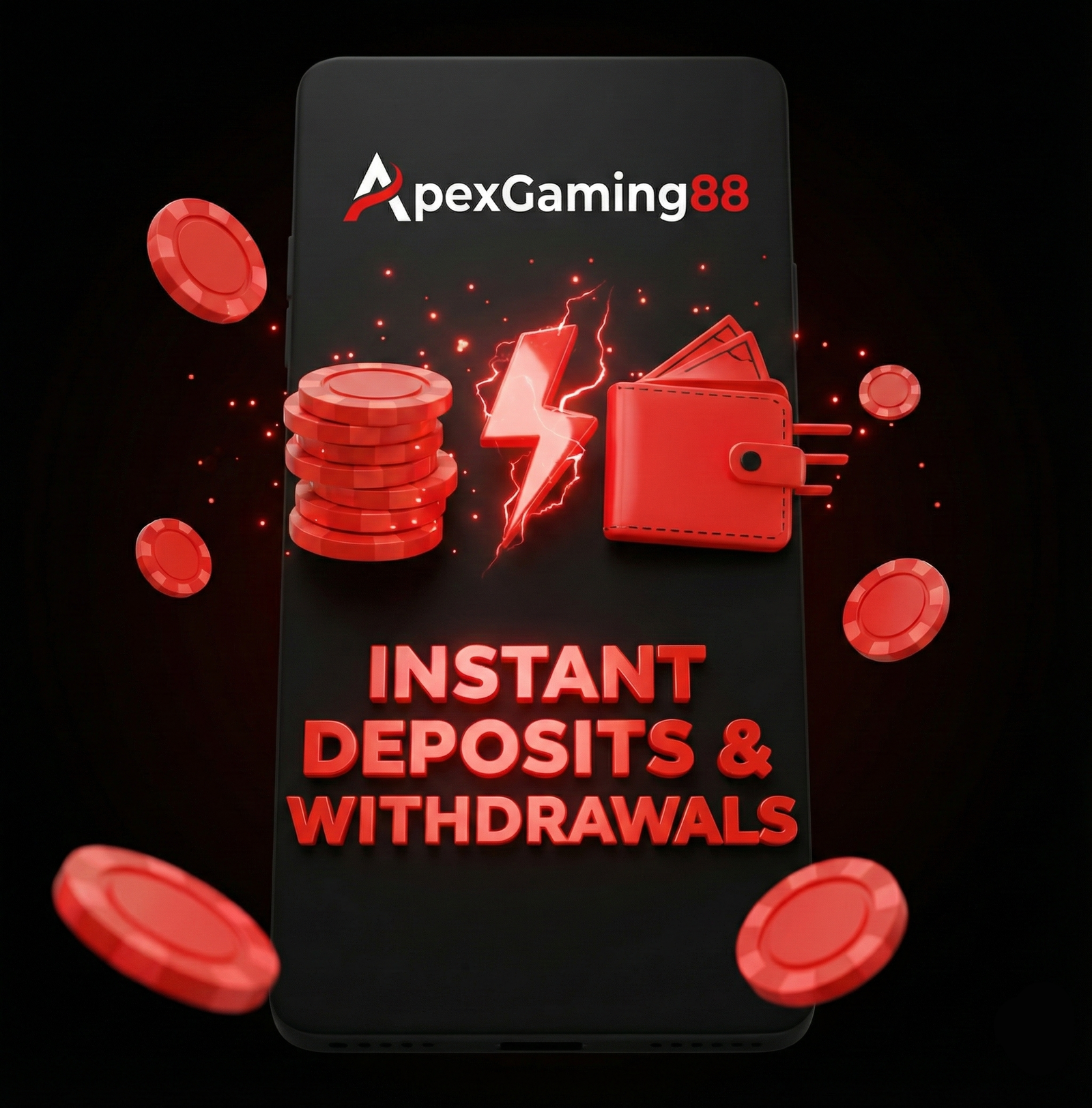 Instant Deposits and Withdrawals