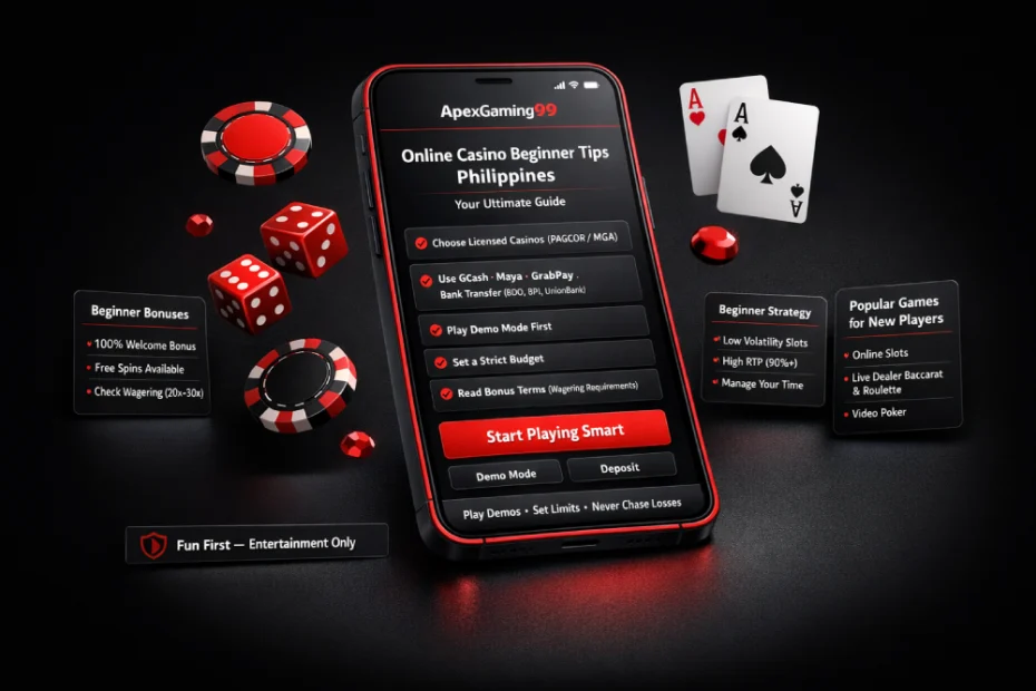 online casino beginner tips philippines